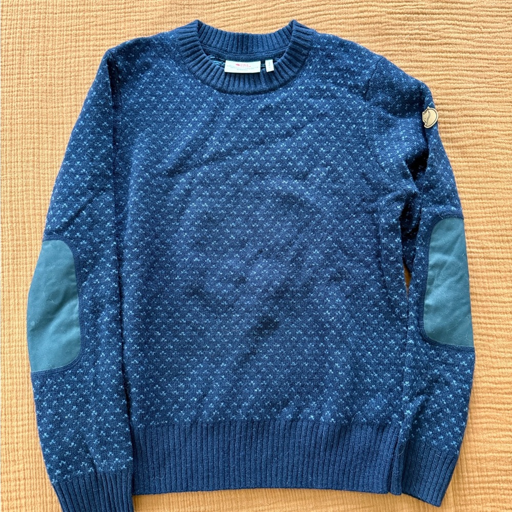 Like NEW: Fjallraven Women’s Ovik Sweater with Elbow Patches, Size Small